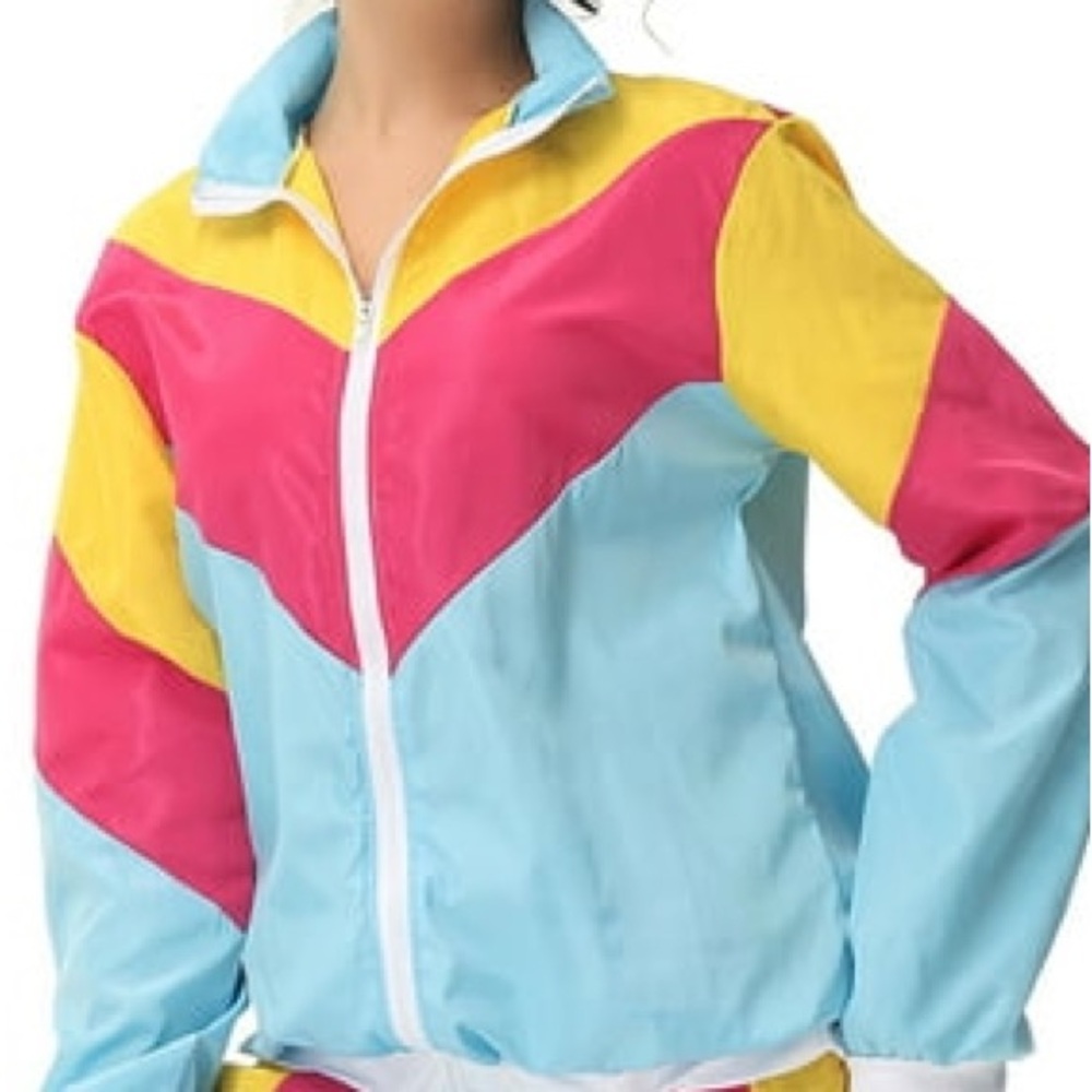 Colorful 90’s Windbreaker Jacket - Picture 3 of 8